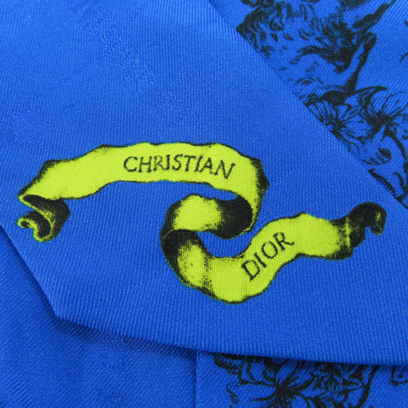 CHRISTIAN DIOR Scarf Muffler Silk Women's - Picture 3 of 10